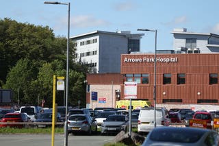 Arrowe Park Hospital in Merseyside